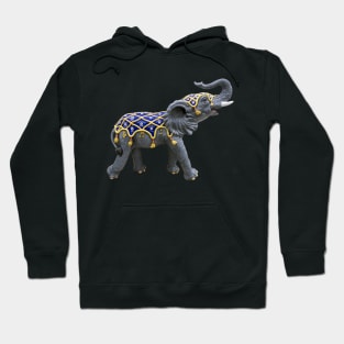 Carousel Animal Elephant Photo Hoodie